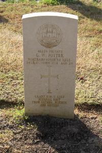 Ismailia War Memorial Cemetery - Potter, George William